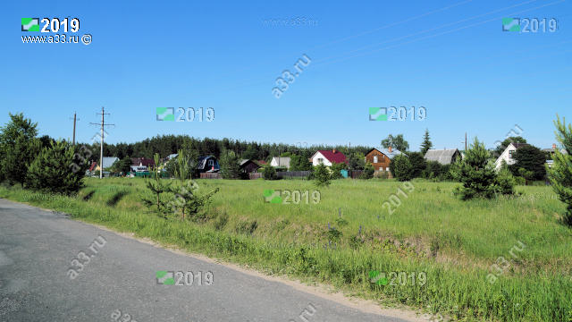СНТ Радуга в Киржачском районе Владимирской области в 2019 году