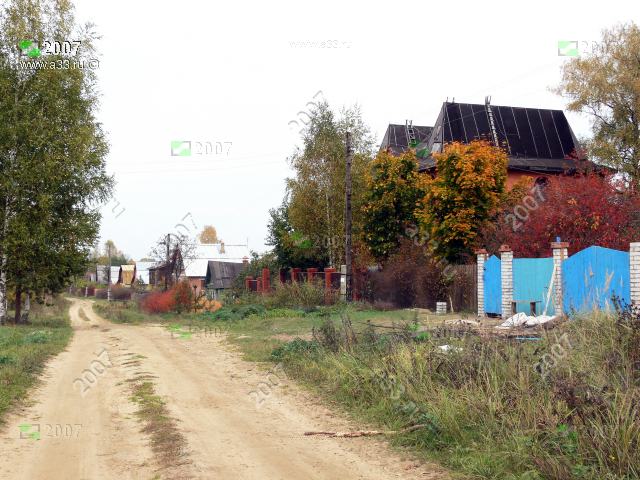 2007 Типичная застройка деревни Старово Киржачского района Владимирской области