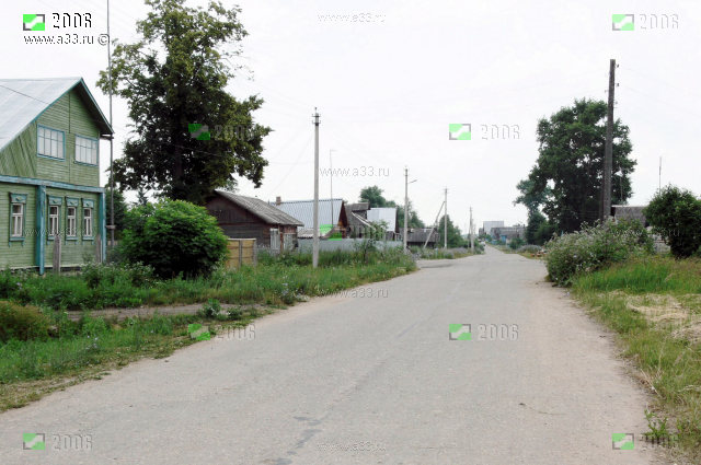 Деревня Красная Гора Кольчугинского района в 2006 году