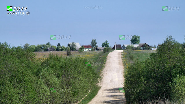 Дорога в гору, Красную Гору Кольчугинского района Владимирской области