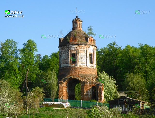 Успенская церковь в деревне Кудрявцево Кольчугинского района Владимирской области фото 2011