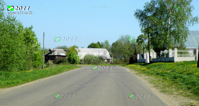 село Новое Кольчугинского района Владимирской области на въезде