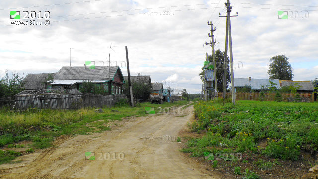 Вторая улица деревни Сафоново Кольчугинского района Владимирской области