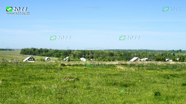 Общий вид деревни Шишлиха Кольчугинского района Владимирской области