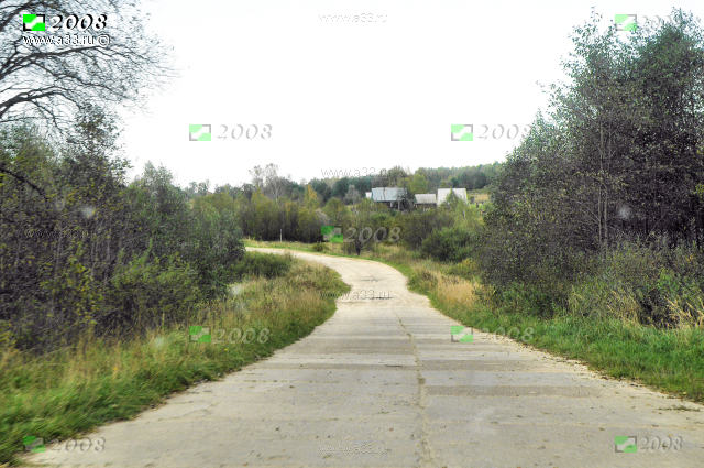 Общий вид села Ваулово Кольчугинского района Владимирской области с юга