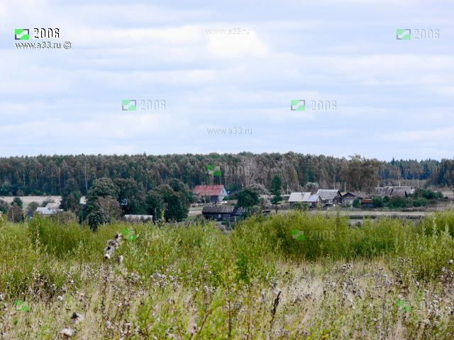 Панорама деревни Воронцово Кольчугинского района Владимирской области