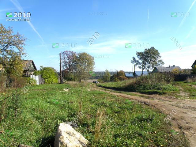 Нижняя часть деревни Горожёново Ковровского района Владимирской области в 2010 году