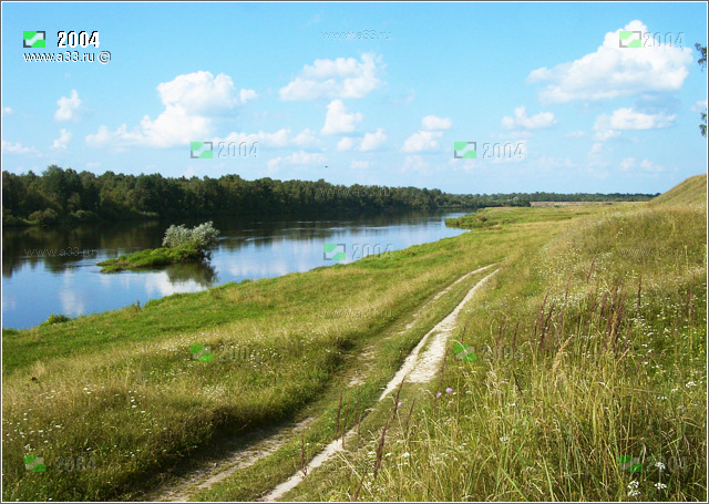 Река Клязьма в окрестностях города Коврова