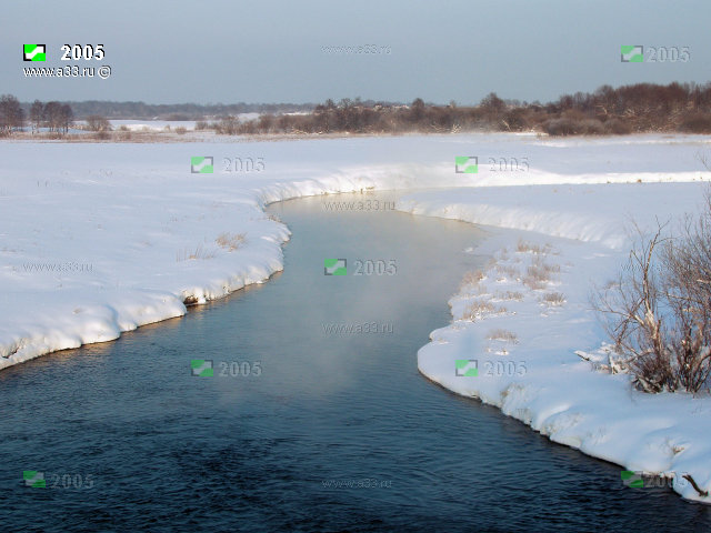 Река Нерехта как-то раз решила не замерзать до конца декабря на всём течении