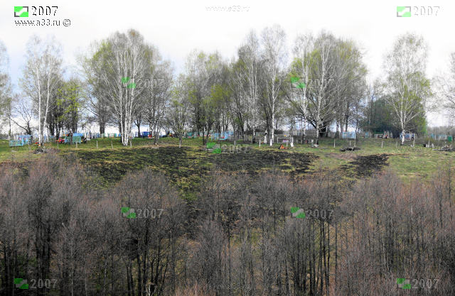 Кладбище между деревнями Большой Санчур и Малый Санчур Меленковский район Владимирская область