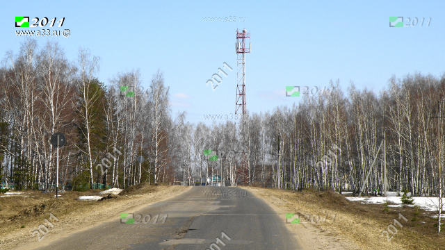 Дорога в деревню Кононово Меленковского района Владимирской области