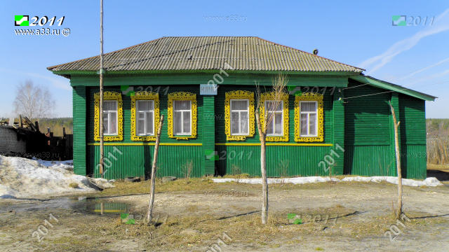 Клуб в деревне Лехтово Меленковского района Владимирской области