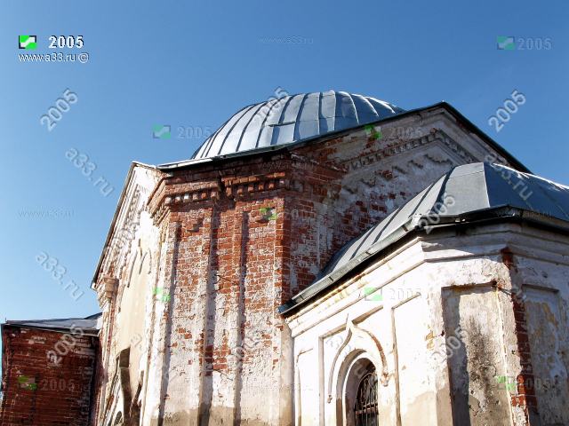 2005 Михаилоархангельская церковь до установки главы; деревня Анкудиново, Петушинский район, Владимирская область