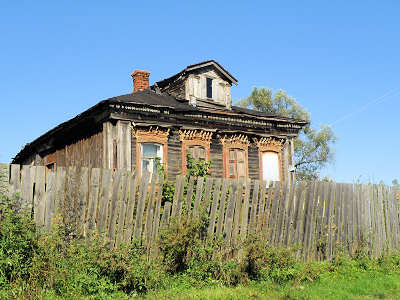 домик на четыре окна по улице Центральной в деревне Головино Петушинского района Владимирской области