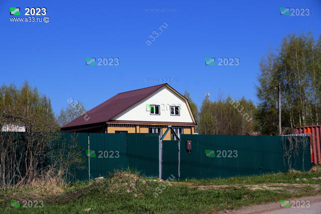 2023 Дом 9, улица Центральная. Современная дача в деревне Головино Петушинского района Владимирской области