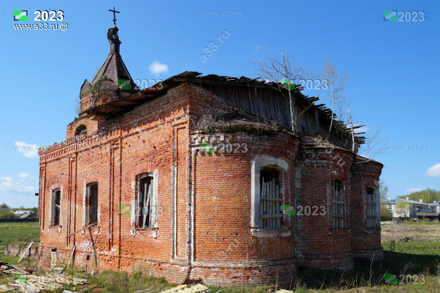 2023 Вид на Троицкую церковь с юго-востока; Головино Петушинского района Владимирской области