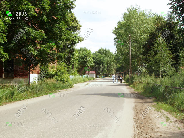 2005 Улица Советская в районе дома 3; посёлок Городищи Петушинского района Владимирской области