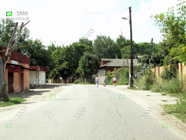 2005 Пешеходное движение без тротуаров в посёлке Городищи Петушинского района Владимирской области