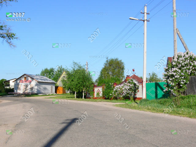 2007 Улица Герасимова в районе магазина Продукты; деревня Перново Петушинского района Владимирской области