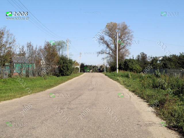 2008 Типичная застройка деревни Перново Петушинского района Владимирской области