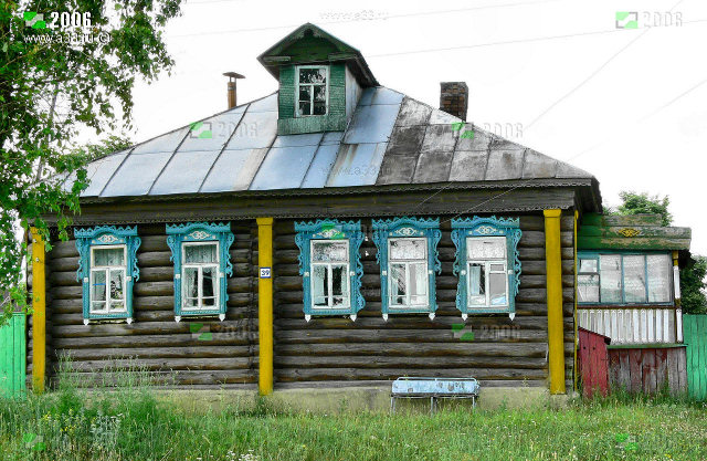 Дом 39 улица Центральная в селе Драчево Селивановского района Владимирской области, Россия