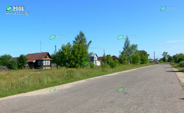 Главная улица села Дуброво Селивановского района Владимирской области Советская
