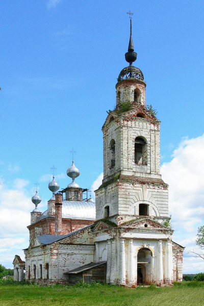 колокольня Ильинской церкви Ильинское Селивановский район Владимирская область