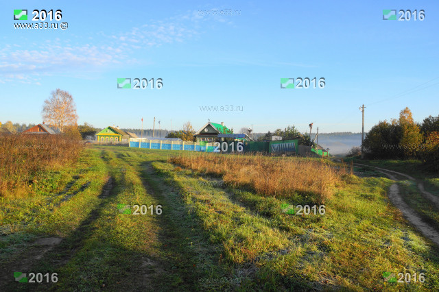 Панорама северной застройки Ильинского Селивановский район Владимирская область