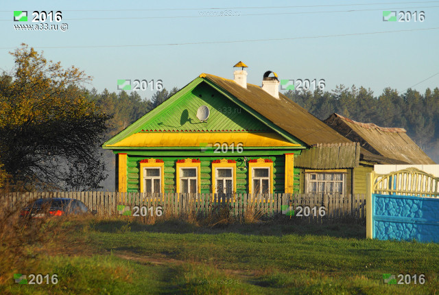 Типичная застройка села Ильинское вид дома в 2016 году Селивановский район Владимирская область