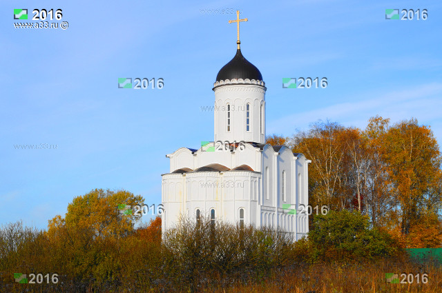 Покровская церковь в селе Матвеевка Селивановского района Владимирской области вид из-за ограды