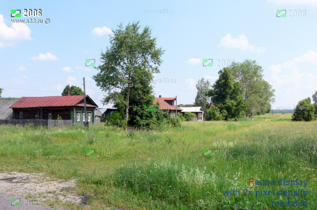 Главная улица деревни Новое Бибеево Селивановского района Владимирской области - фотография
