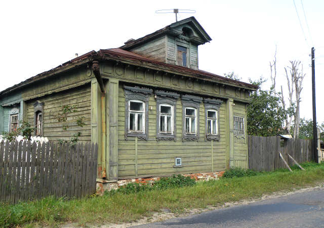 Дом 3 в деревне Федурново Собинского района Владимирской области в 2008 году до забора