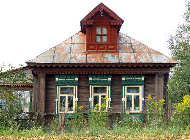 Предположительно дом 15 в деревне Федурново Собинского района Владимирской области в 2008 году до капитальной перестройки