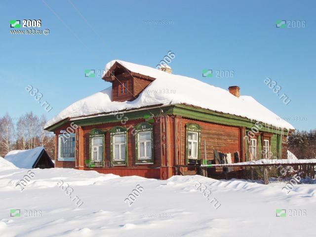 2006 Общий вид дома 14 в деревне Мещера Собинского района Владимирской области