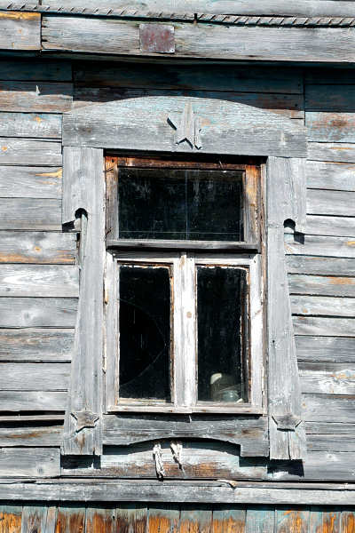 наличник окна дома 29 Деревня Омофорово Собинского района Владимирской области