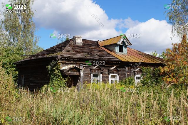 2022 Брошеный дом в деревне Омофорово Собинского района Владимирской области