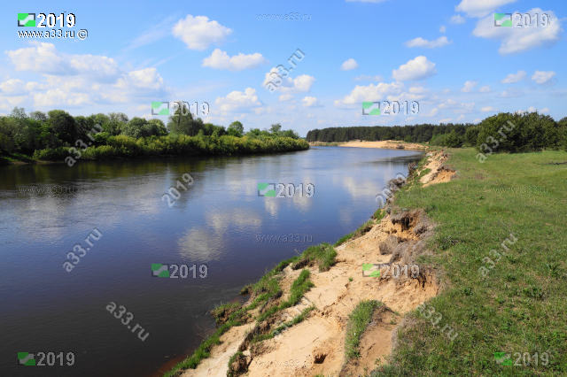 Река Клязьма в окрестностях деревни Погост Собинского района Владимирской области