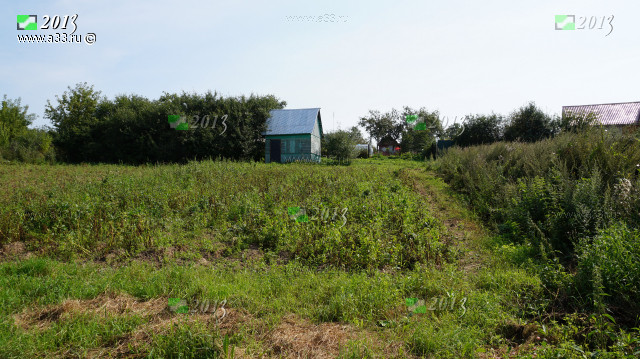 Дачи и садово-огородные хозяйства между деревней Рукав и болотистым озером Рукавское