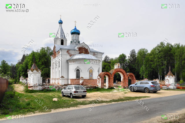 Богоявленская церковь села Заречное (Перники) Собинского района Владимирской области