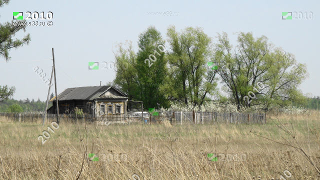 Деревня Бахтино Судогодского района Владимирской области в районе домов 2 - 4