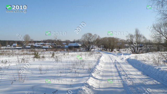 Въезд в посёлок Брыкино Судогодского района Владимирской области