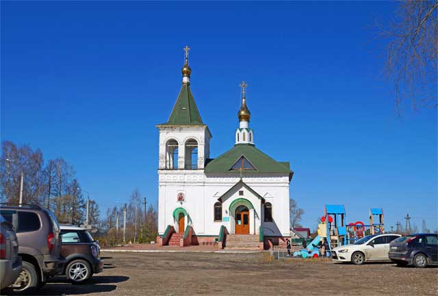 2025 западный фасад церкви Амвросия посёлок Головино Судогодского района Владимирской области