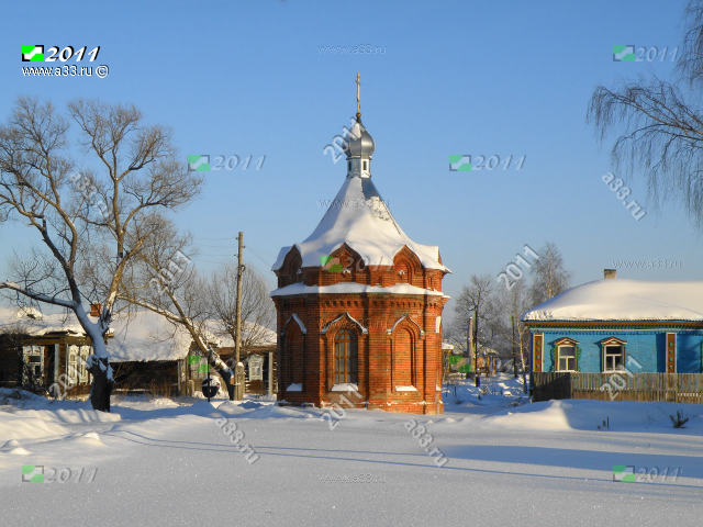 Ильинская часовня в деревне Костино Судогодского района Владимирской области действующая