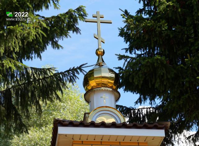 2022 Глава и крест часовни в деревне Мичурино Судогодского района Владимирской области