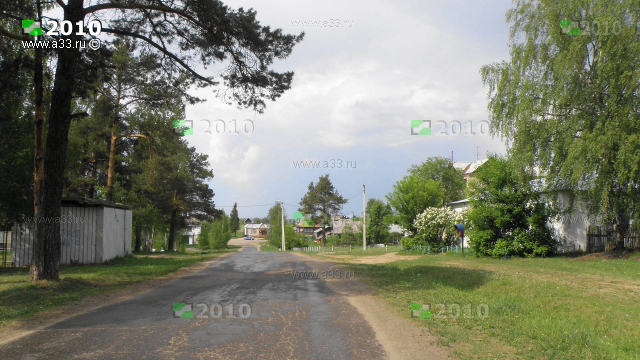 Фабричный переулок в деревне Буторлино Вязниковского района Владимирской области