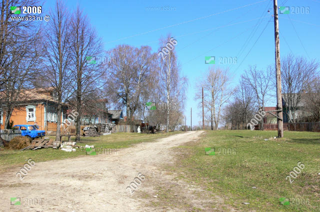 Деревня Юрышки Вязниковского района Владимирской области вытянута вдоль одной главной улицы