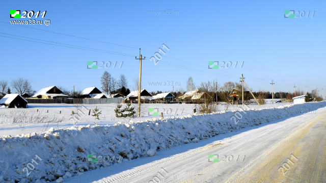 Деревня Юрышки Вязниковского района Владимирской области стоит несколько в стороне от главной дороги