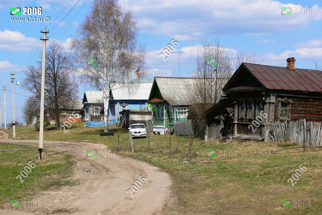Улица Зелёная в деревне Марьино Вязниковский район Владимирская область