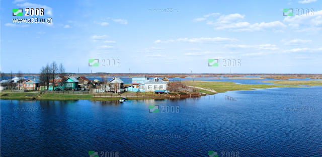 Разлив реки Мстёрка в 2006 году посёлок Мстёра Вязниковский район Владимирская область
