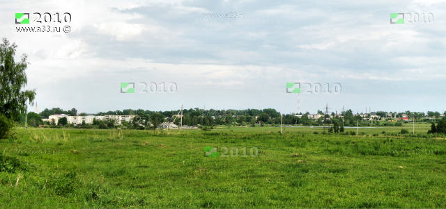 Панорама посёлка Никологоры Вязниковского района Владимирской области